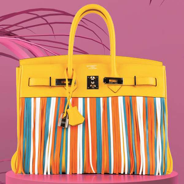 希少タイプ★フリンジ付き エルメス バーキン 35 コピー関税込